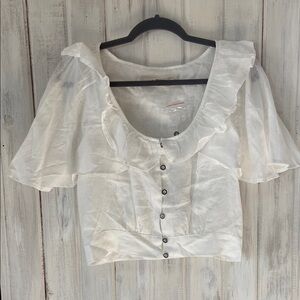 We The Free linen blouse